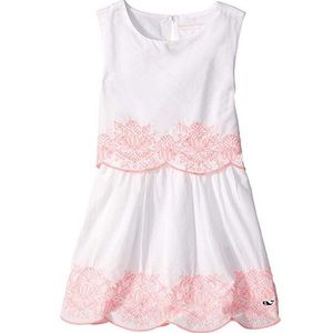 Vineyard Vines embroidered tiered shift dress